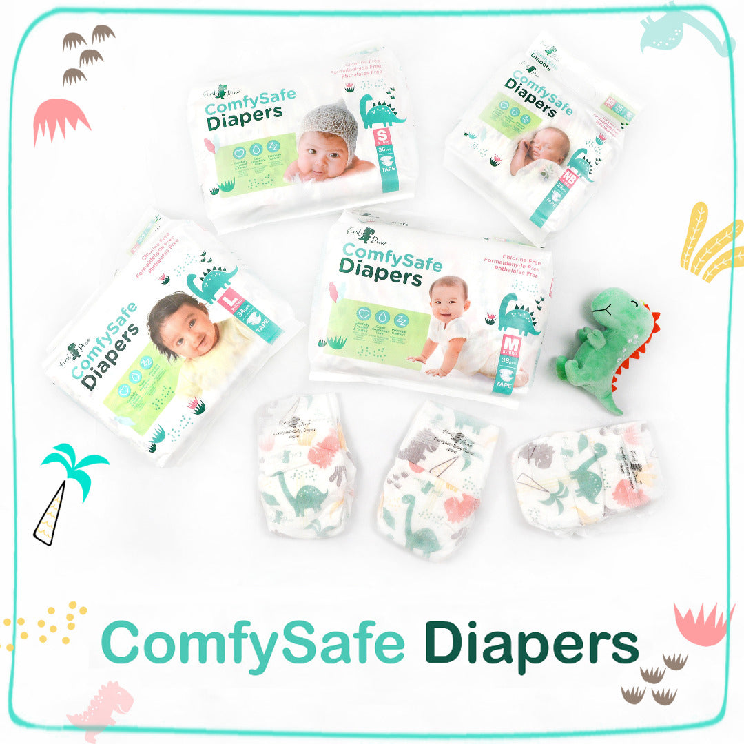 How to Use Pant Style Diapers  FirstDino ComfySafe Diaper Pants 